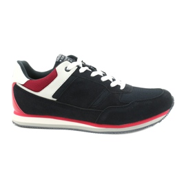 American Club FH12 lette sneakers hvid rød marine blå