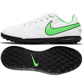 Nike Tiempo Legend 8 Club Tf Jr AT5883 030 fodboldsko hvid hvid