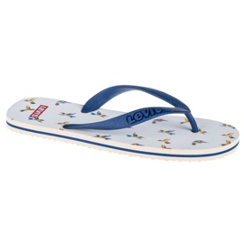 Levi's Dixon 2.0 Klip-klapper 229817-626-117 hvid marine blå blå