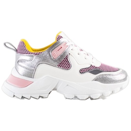 SHELOVET Moderigtige sneakers flerfarvet