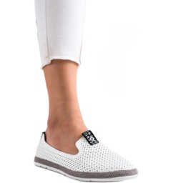 Filippo Casual læder slipons hvid