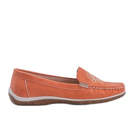 Orange åbent Lucy loafers