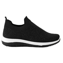 Renda Slip-on sneakers til foråret sort