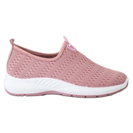 SHELOVET Let Slip-On sneakers lyserød