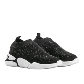 Sorte Eva slip-on sportssko