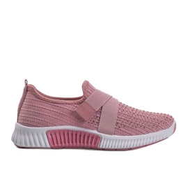 Pink Akira slip-on sportssko lyserød