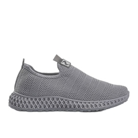 Katy grå slip-on sportssko