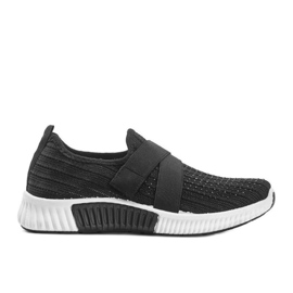 Sort Akira slip-on sportssko
