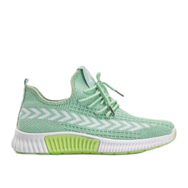 Kayleegrønne slip-on sneakers