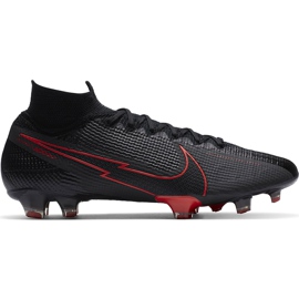 Nike Mercurial Superfly 7 Elite Fg AQ4174 060 fodboldsko sort sort
