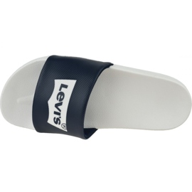 Levi's Batwing Slide Sandal 228998-756-51 hvid marine blå