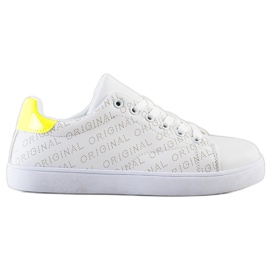 SHELOVET Originale lave sneakers hvid