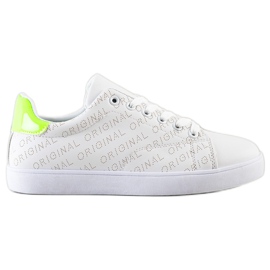 SHELOVET Originale lave sneakers hvid