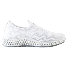 SHELOVET Spring Openwork Slipons hvid