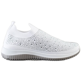 Renda Slip-on sneakers til foråret hvid