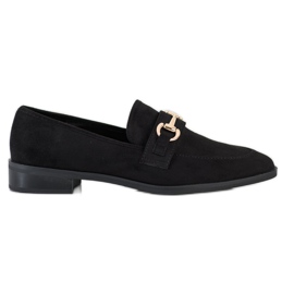 S. BARSKI Elegante mokasiner i Spitz sort