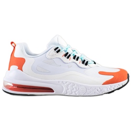 SHELOVET Tekstil sneakers hvid flerfarvet