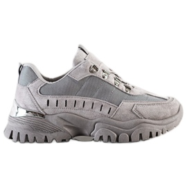 SHELOVET Grå sneakers