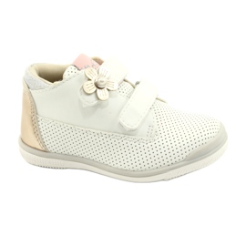 American Club Sportssko Med Velcro GC06 / 21 Hvid og Guld