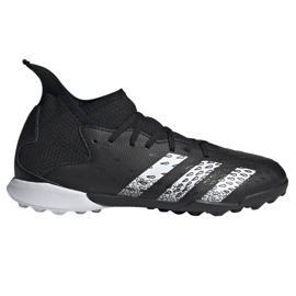 Adidas Predator Freak.3 Tf Junior FY1039 fodboldstøvler sort sort