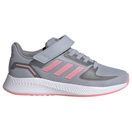 Adidas Runfalcon 2.0 C børnesko grå-pink FZ0111 lyserød