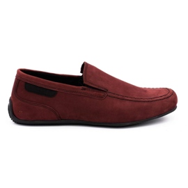 Polbut Herresko -loafers 2105 burgunder rød