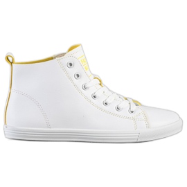 Ideal Shoes High Fashion Sportssko Sneakers hvid
