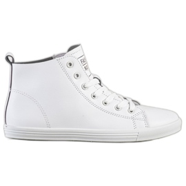 Ideal Shoes High Fashion Sportssko Sneakers hvid