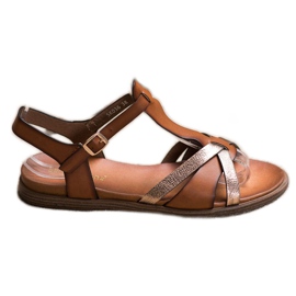 Sergio Leones brune sandaler