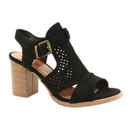 Evento Gennembrudte Damesandaler Sort 21SD35-3581