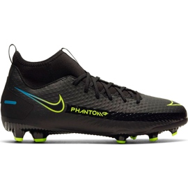 Nike Phantom Gt Academy Df FG / MG Junior CW6694 090 fodboldsko sort sort