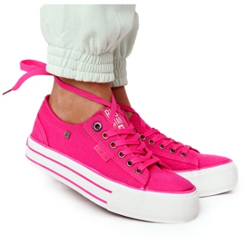 Kvinders sneakers On The Big Star HH274054 Fuchsia lyserød