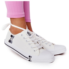Klassiske kvinders sneakers Big Star HH274109 Hvid