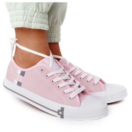 Klassiske kvinders sneakers Big Star HH274110 Lyserød