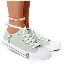 Klassiske kvinders sneakers Big Star HH274112 Grøn
