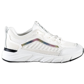 SHELOVET Klassiske sneakers hvid