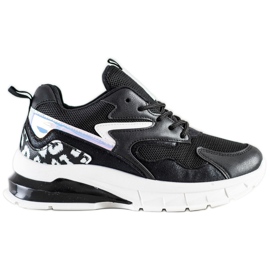 SHELOVET Behagelige mode sneakers sort