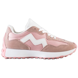 SHELOVET Casual sneakers lyserød