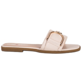 Seastar Elegante hjemmesko med ornament beige