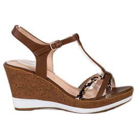 Sergio Leone kile sandaler brun
