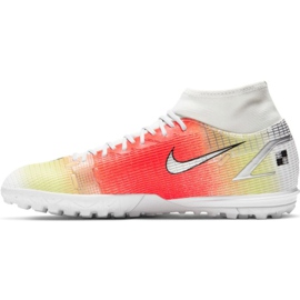 Nike Mercurial Superfly 8 Academy Mds Tf CV0952 118 fodboldsko rød, hvid, gul orange