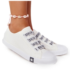 Kvinders sneakers Big Star HH274094 Hvid med manchetter