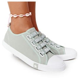 Kvinders sneakers Big Star HH274097 Grøn med manchetter