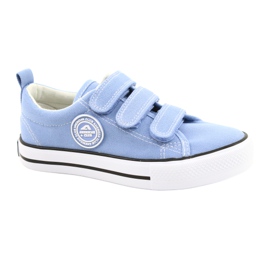 Sneakers American Club blå LH63 / 21 velcrosko
