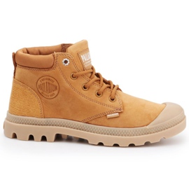 Palladium Pampa Lo Cuff Lea W 95561-717-M sko brun