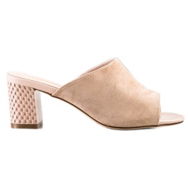 Elegante Sergio Leone hjemmesko beige