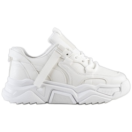 SHELOVET Hvide sneakers