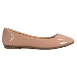 Diamantique Lakerede ballerinaer brun
