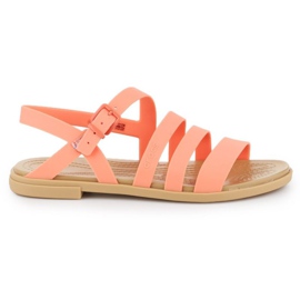 Crocs Tulum Sandal W 206107-82R lyserød
