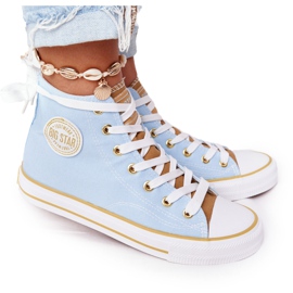 Kvinders høje sneakers Big Star HH274449 Blå